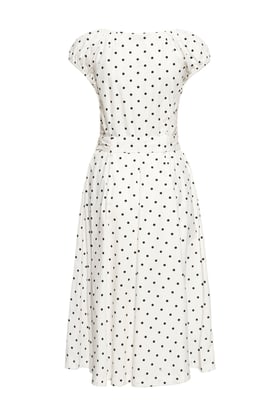 Queen Kerosin Damen Swing Kleid weiß