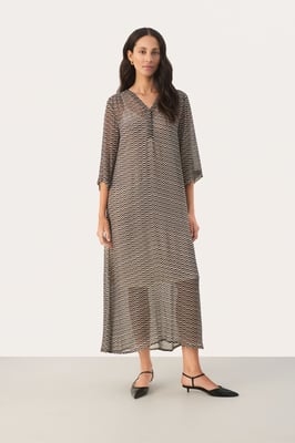 Kleid Gerade Passform multicolour