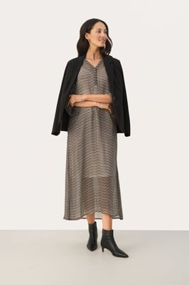 Kleid Gerade Passform multicolour