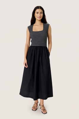 Jerseykleid Feminine Form black
