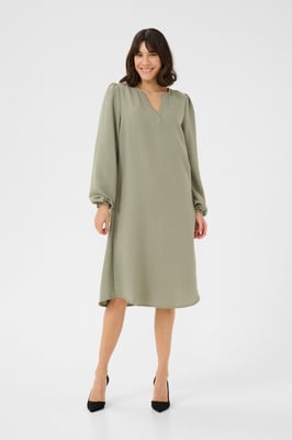 Langarm-Bluse Regular fit Vetiver CC green