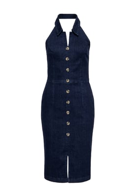 Queen Kerosin Damen Etuikleid Denim