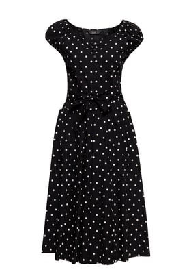 Queen Kerosin Damen Swing Kleid schwarz