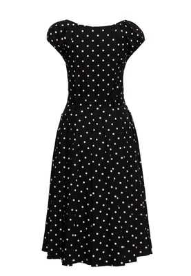 Queen Kerosin Damen Swing Kleid schwarz