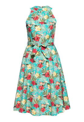 Queen Kerosin Damen Swing Kleid mint