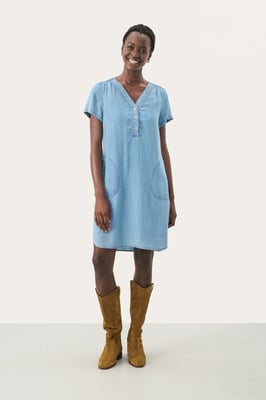 Kleid Feminine Form blue