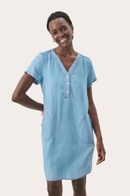 Kleid Feminine Form blue