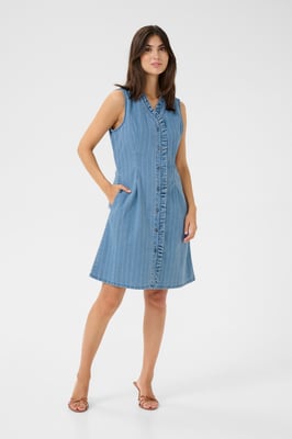 Denimkleid Fitted blue