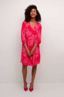Kleid mit lockerer Passform multicolour