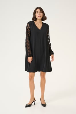 Kleid A-shape black