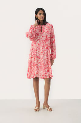 Kleid Gerade Passform multicolour