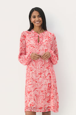 Kleid Gerade Passform multicolour