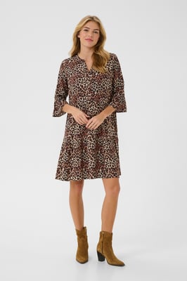 Kleid Loose fit Leopard Mix leopard