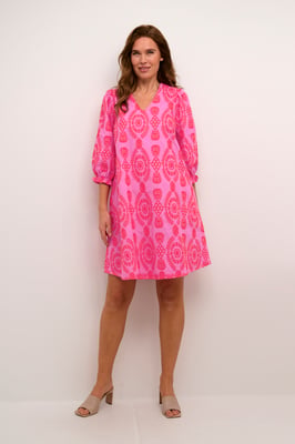 A-Linien-Kleid pink