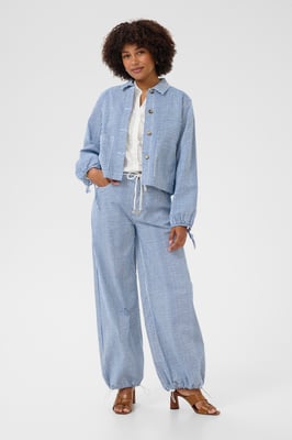 Jacke Straight fit Blue Milkboy blue white
