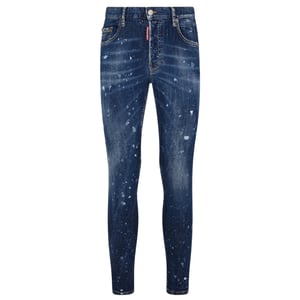 Dsquared2 Super Twinky Jean Splatter Design Blaue Jeans