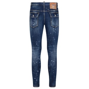 Dsquared2 Super Twinky Jean Splatter Design Blaue Jeans