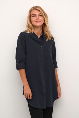 Langarm - Hemd Loose fit Midnight Marine