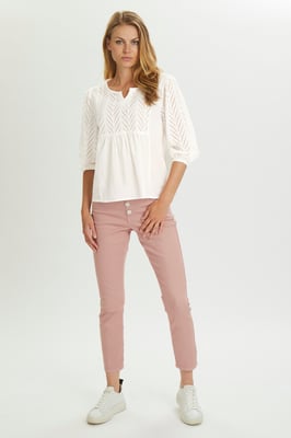 Langarm - Hemd Regular fit Spring Gardenia white