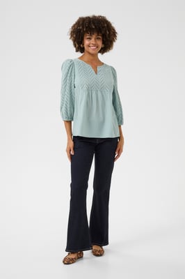 Langarm - Hemd Regular fit Green Milieu green