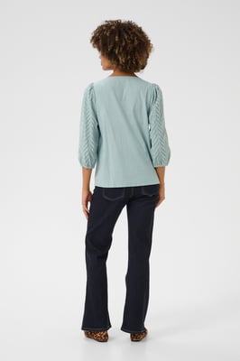 Langarm - Hemd Regular fit Green Milieu green