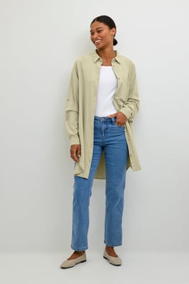 Langarm - Hemd Loose fit Seagrass green