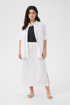 Kurzarmhemd Loose fit Chalk white