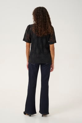 Kurzarmhemd Regular fit Blac