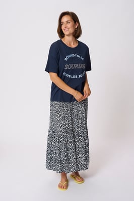 T-shirt Oversize fit Midnight Marine