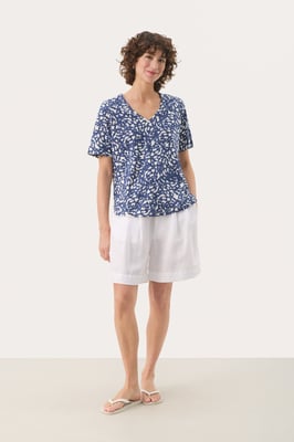 T-shirt Relaxed fit Oceana Graphic Print blue white