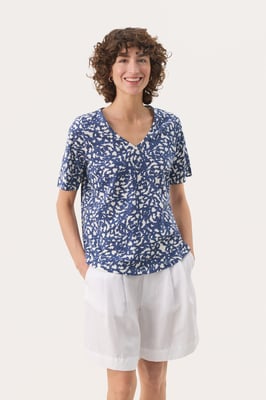 T-shirt Relaxed fit Oceana Graphic Print blue white