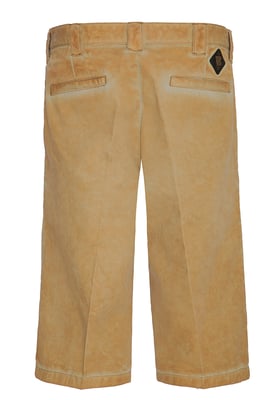 King Kerosin Herren King Kerosin Workwear Shorts in Oil-Washed Optik Garage Wear senf