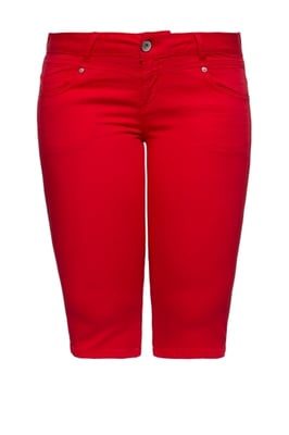 Amor, Truth & Trust Damen Slim Fit Caprihose Zoe Fiery Red