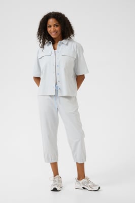 Pants Suiting Relaxed fit Nantucket breeze/White stripe light blue