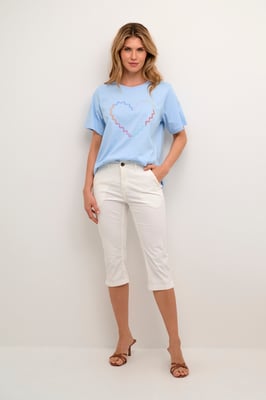 Caprihose Slim/ Regular fit Spring Gardenia white