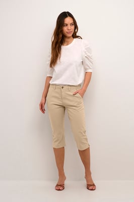 Caprihose Slim/ Regular fit Dune beige