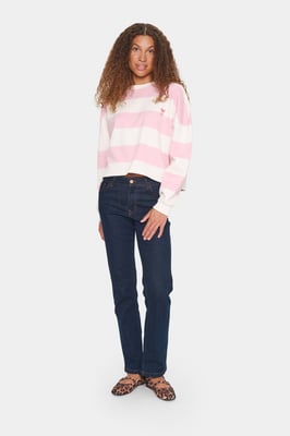 Trackjacket-sweat Lockere Passform Pink Nectar pink