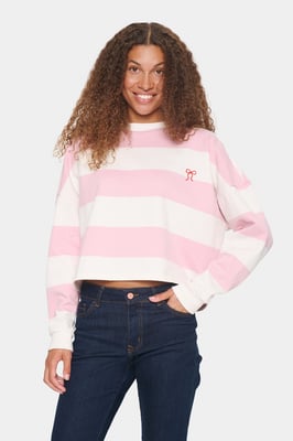 Trackjacket-sweat Lockere Passform Pink Nectar pink