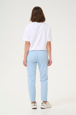 Pants Suiting Regular fit Soft Chambray light blue
