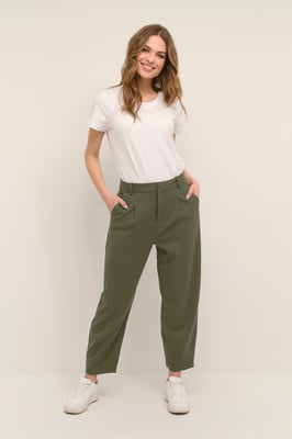 Pants Suiting Regular fit Grape Leaf green