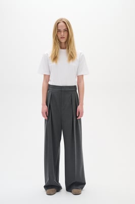 Pants Suiting Antrecite Grey Melange