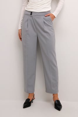 Pants Suiting Regular fit Grey Melange