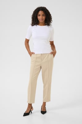 Pants Suiting Regular fit Feather Gray beige