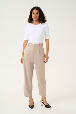 Pants Suiting Regular fit Feather Gray beige