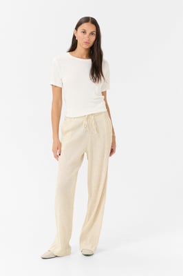 Casual Hose Regular fit Feather Gray Melange