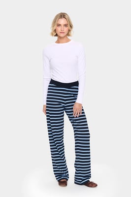 Casual Hose Gerade Passform Night Sky navy