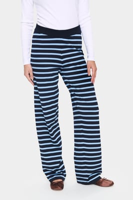 Casual Hose Gerade Passform Night Sky navy