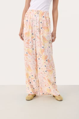 Casual Hose Easy fit Multi Paisley Print multicolour