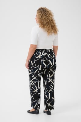 Casual Hose Loose fit Black/Midnight Marine Graphic black blue