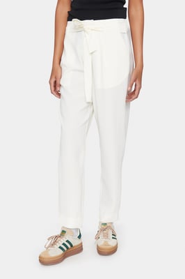 Casual Hose Gerade Passform Ice white